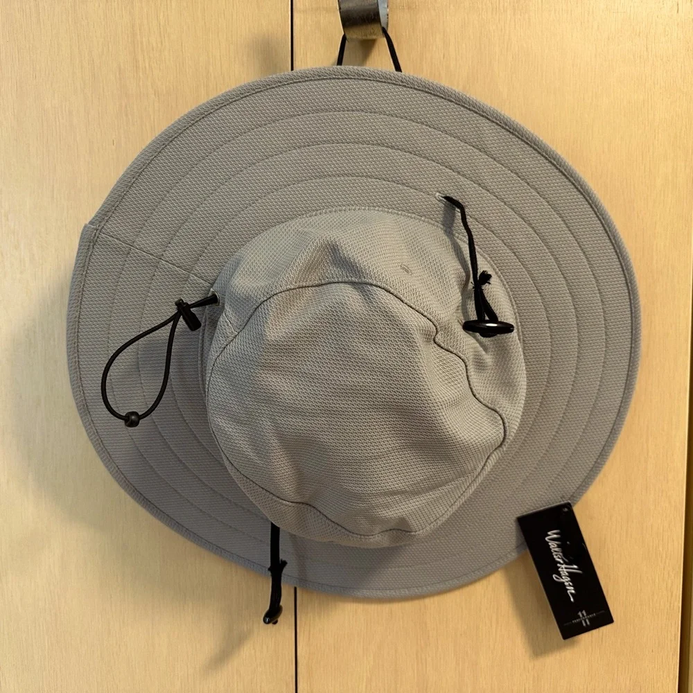 Walter Hagen Wide Brim Sun Hat Medium Gray - NWT